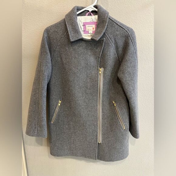 Crewcuts | 12 | Gray Wool over coat Pea Coat for girls - Picture 1 of 5